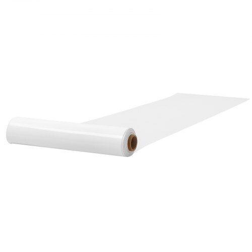 12 Mil Plastic Sheeting 10' x 50' Heavy Duty Thick Polyethylene Roll, Plastic Drop Cloth Painters Tarp, Polyethylene Covering for Crawl Space Vapor Barrier, Weed Control, Garden, Black & White