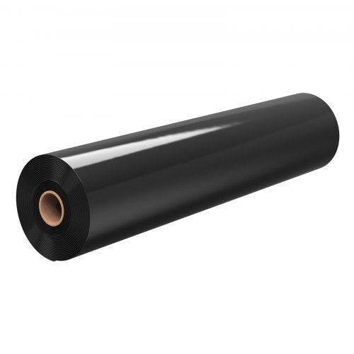 6 Mil Plastic Sheeting 20' x 100' Black Heavy Duty Polyethylene Roll, Thick Plastic Roll for Garden, Drop Cloth Painters Tarp, Polyethylene Covering for Crawl Space Vapor Barrier, Weed Control