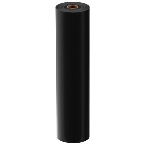 6 Mil Plastic Sheeting 20' x 100' Black Heavy Duty Polyethylene Roll, Thick Plastic Roll for Garden, Drop Cloth Painters Tarp, Polyethylene Covering for Crawl Space Vapor Barrier, Weed Control