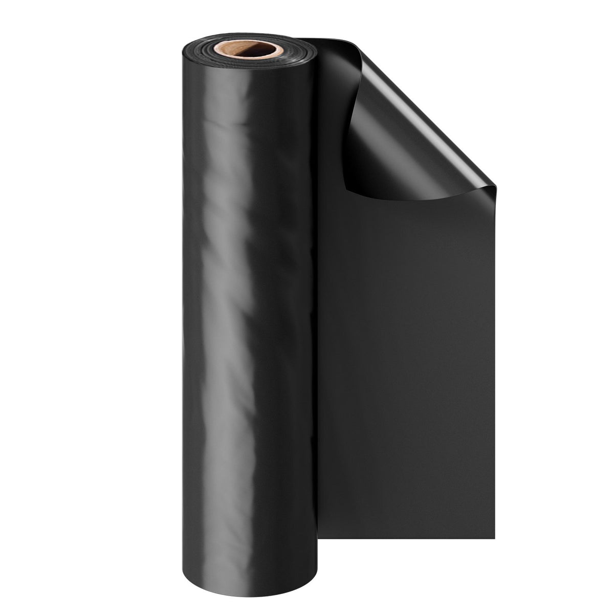 10 Mil Plastic Sheeting Heavy Duty 5' x 100', Thick Plastic Sheeting Roll, Plastic Drop Cloth Painters Tarp, Polyethylene Covering for Crawl Space Vapor Barrier, Multi-Purpose, Black