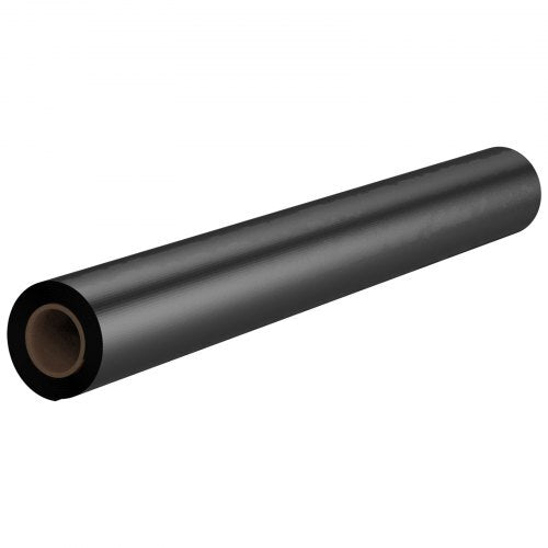 4 Mil Plastic Sheeting 6' x 100' Black Heavy Duty Polyethylene Roll, Thick Plastic Roll for Garden, Drop Cloth Painters Tarp, Polyethylene Covering for Crawl Space Vapor Barrier, Weed Control