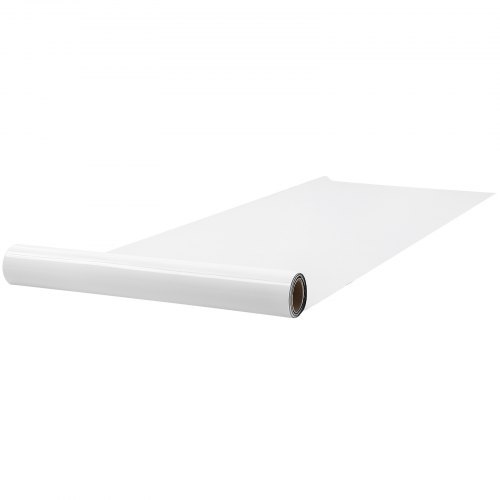 10 Mil Plastic Sheeting 6' x 50' Heavy Duty Thick Polyethylene Roll, Plastic Drop Cloth Painters Tarp, Polyethylene Covering for Crawl Space Vapor Barrier, Weed Control, Garden, Black & White