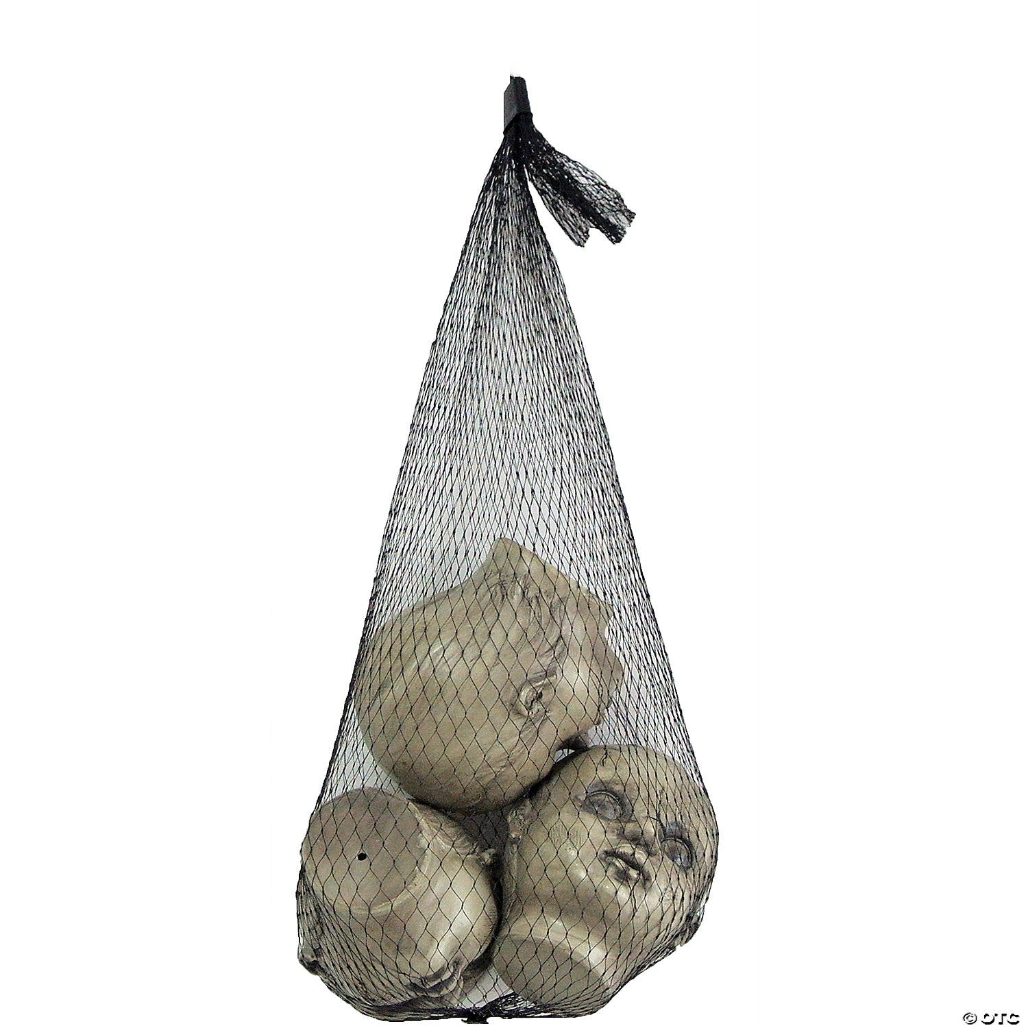 Bag of doll heads