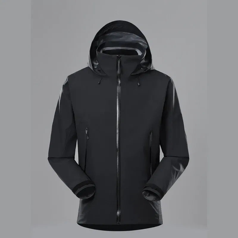 ARC Outdoor Men's and Women's, Fashionable, Windproof and Waterproof, Mountaineering, Breathable, Travel, Camping, Windbreaker