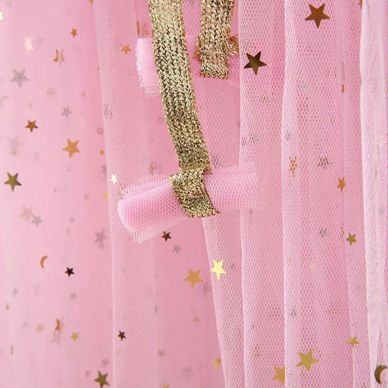 Color: Lavender, Kid Size: 3T - Little Girls Sequins Tulle Cape Children Princess Party Dress Up Cloaks Summer Thin Blue Pink White Halloween Birthday Costumes