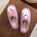 Halloween Ghost Pattern Home plaid stuffed Slippers Winter Warm Shoes Home Cotton Slippers Non-slip Thick Sole Holiday Gift Preferred