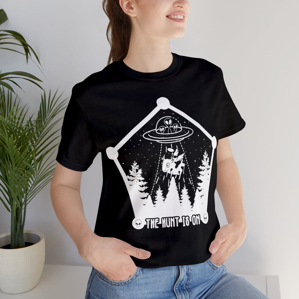 Black - S - The Hunt is On Unisex Cotton T-Shirt