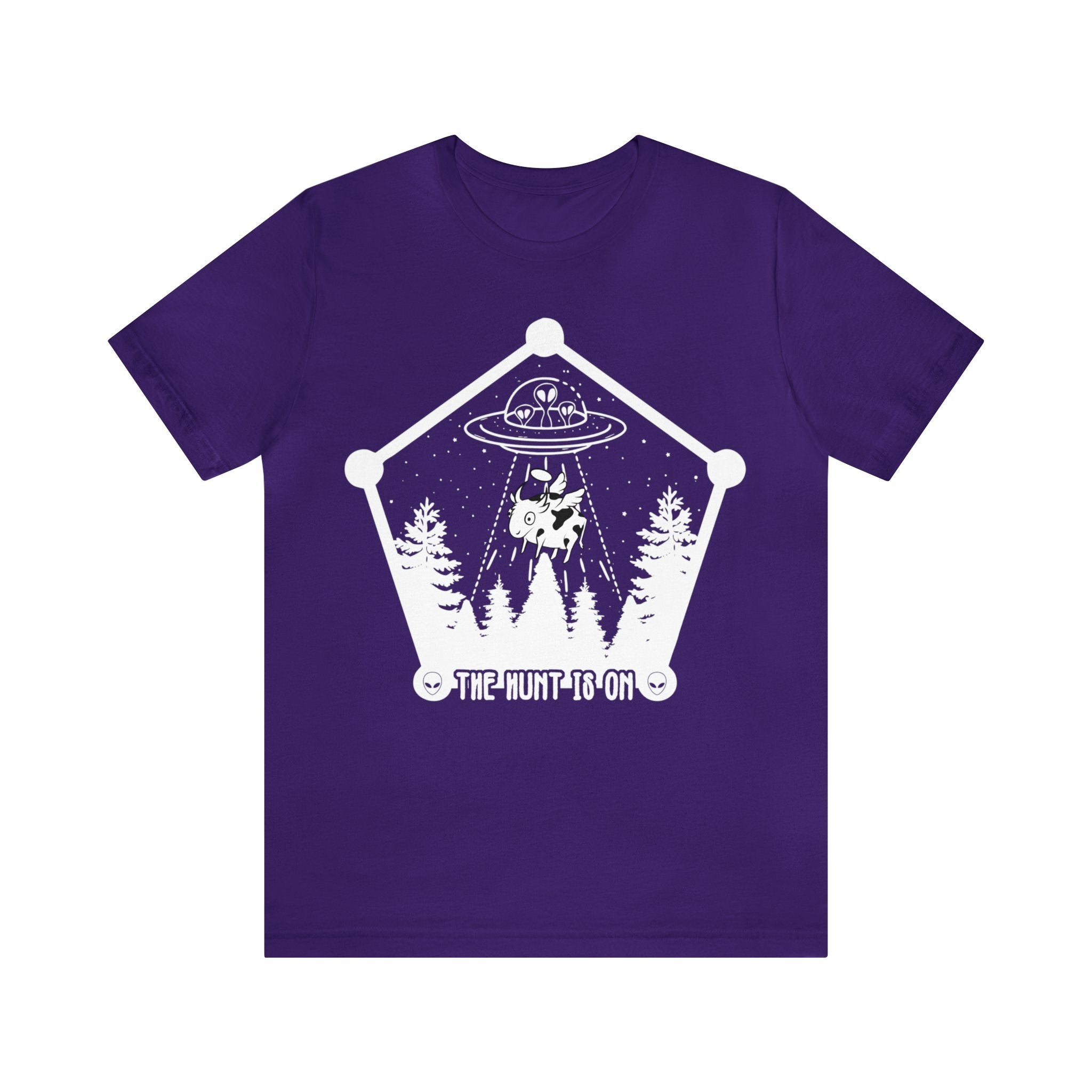 Purple - 2XL - The Hunt is On Unisex Cotton T-Shirt