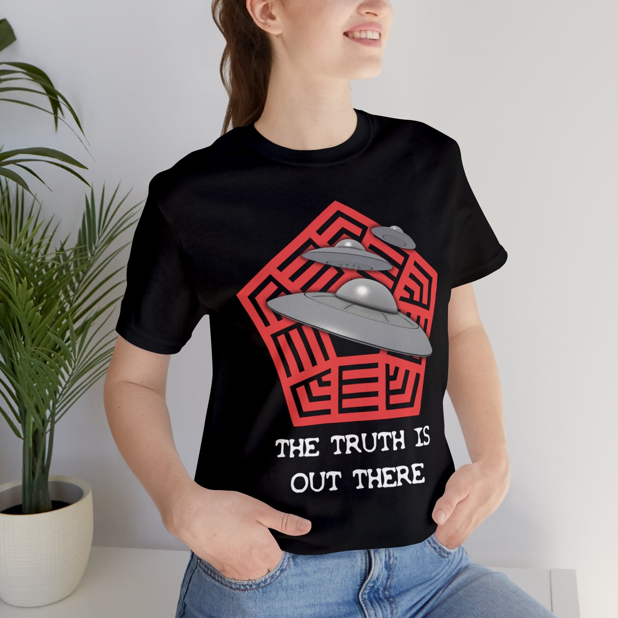 Black - 2XL - The Truth Is Out There Unisex Cotton T-Shirt