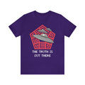 Purple - XL - The Truth Is Out There Unisex Cotton T-Shirt