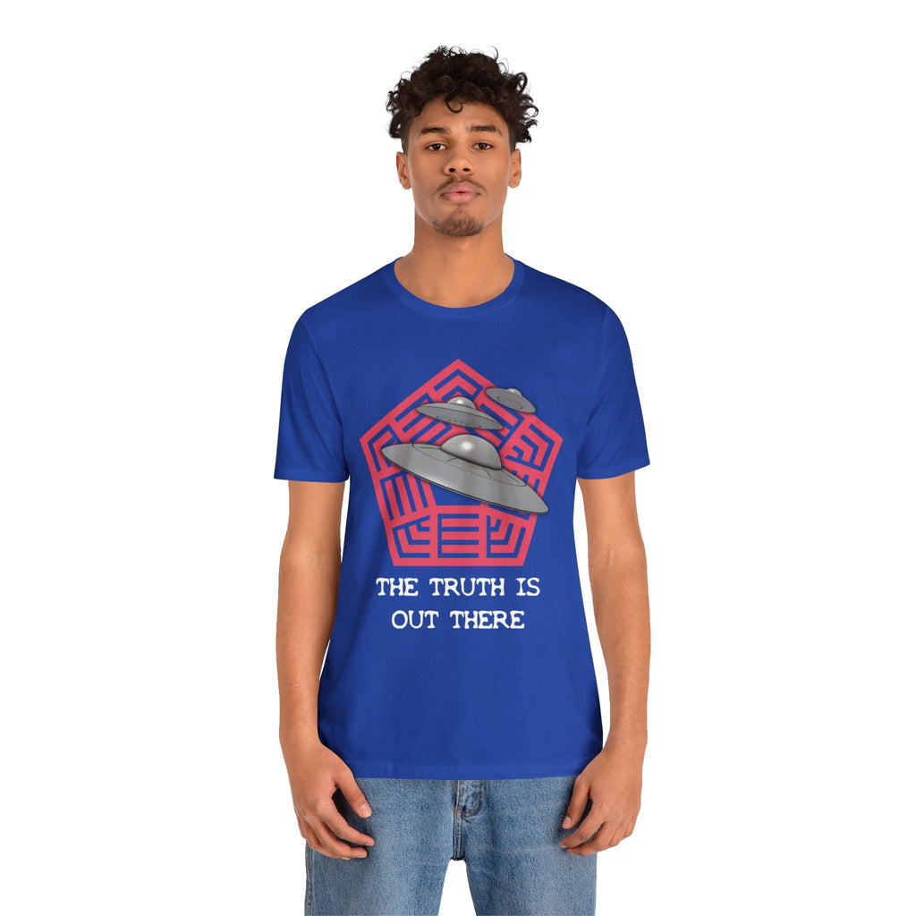 True Royal - XL - The Truth Is Out There Unisex Cotton T-Shirt