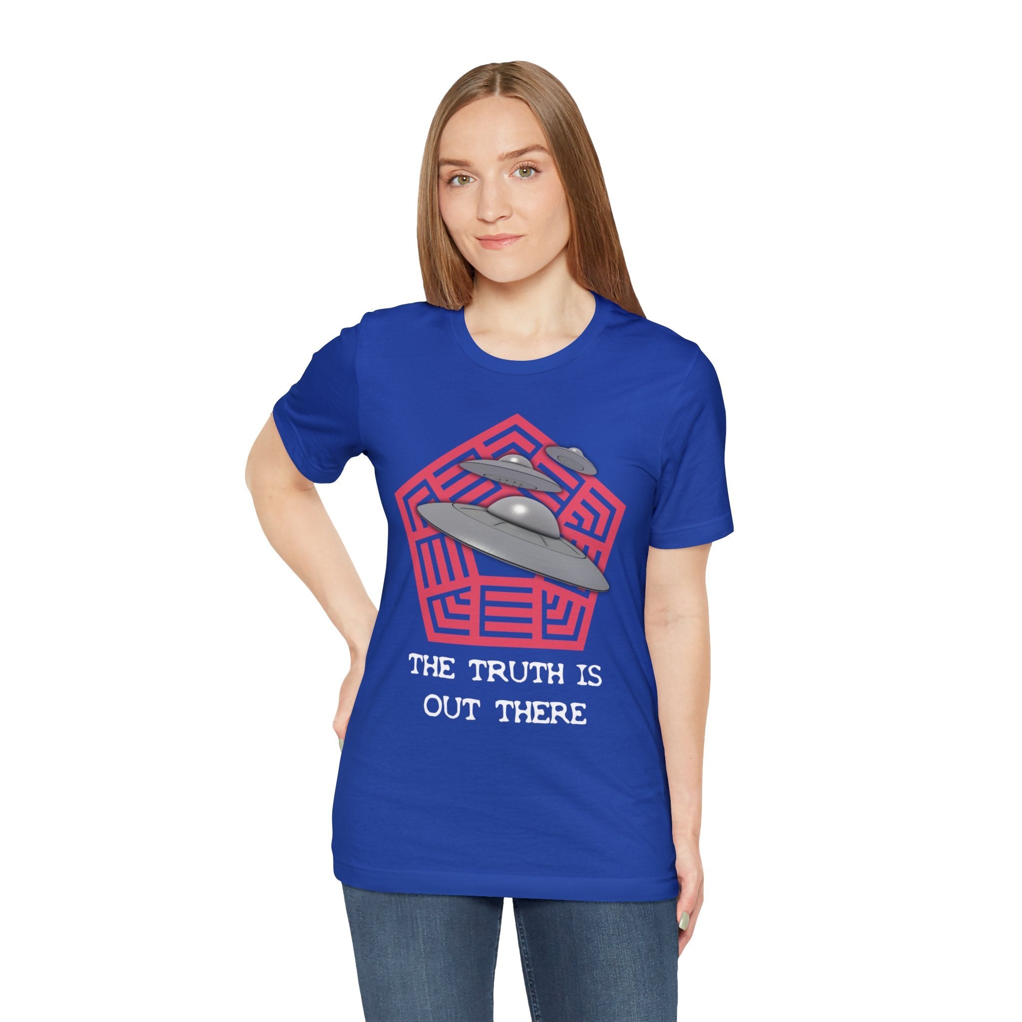 True Royal - XL - The Truth Is Out There Unisex Cotton T-Shirt