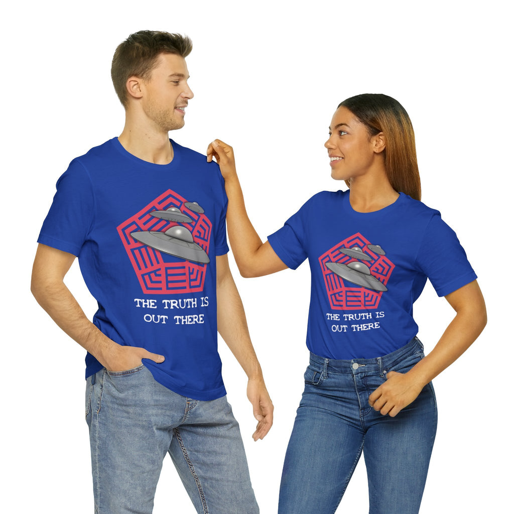 True Royal - XL - The Truth Is Out There Unisex Cotton T-Shirt