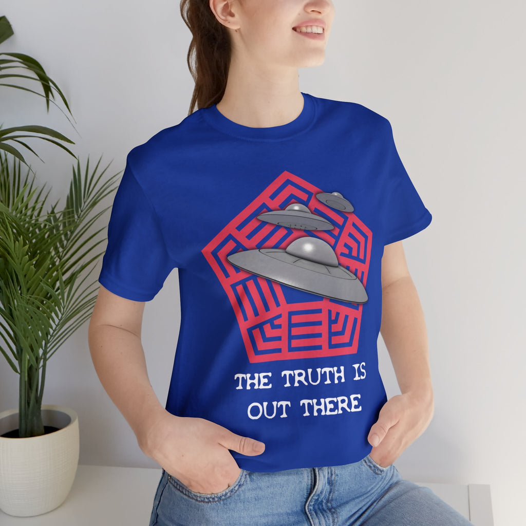 True Royal - XL - The Truth Is Out There Unisex Cotton T-Shirt