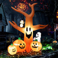 8 Feet Halloween Inflatable Dead Tree with LED Lights