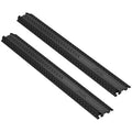 2-Pack Cable Protection Ramps, Supports Up to 2,000 lbs Per Axle, Durable Cord Safety Covers for Indoor & Outdoor Use, Ideal for Home, Office, Warehouse, and School Environments