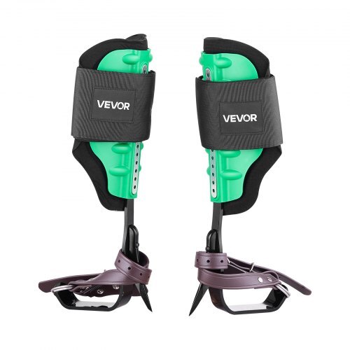 Tree Climbing Spikes Set, Height-Adjustable Tree Climbing Gear with Straps & Spike Protectors, 350 lbs Load Capacity, Heavy Duty Steel Climb Spurs Arborist Equipment for Fruit Picking Hunting