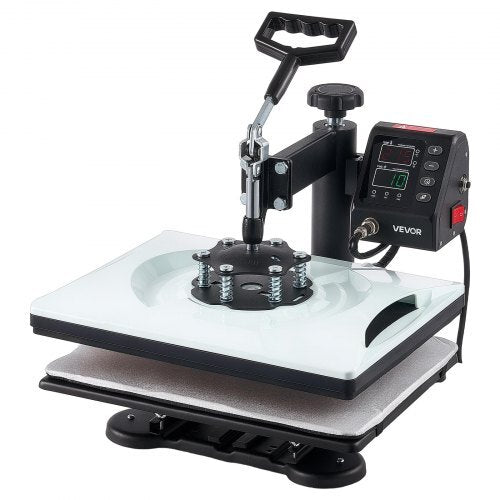 Heat Press Machine 12 x 15 in 5-in-1 Combo Sublimation Press Machine, Heat Up Fast and Even, Digital Precise Time and Temp Control, Multi-Function, for T-Shirts, Mugs, Tumblers, Caps, Plates