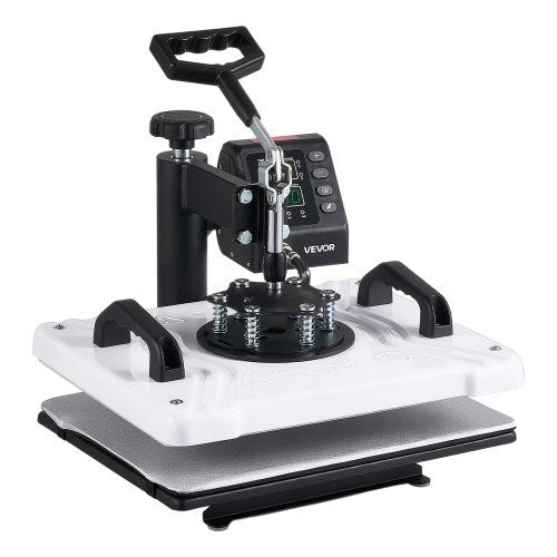 Heat Press Machine 12 x 15 in Sublimation Press Machine Swing Away, Heat Up Fast and Even, Digital Precise Time and Temperature Control, for T-Shirts, Canvas Tote Bags, Pillowcases, Socks