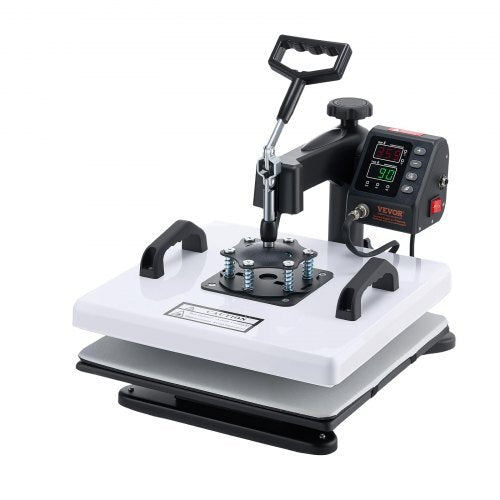 Heat Press Machine, 15 x 15 in, 8-in-1 Multifunction, 360? Swing Away, Heat Up Fast and Even, Digital Precise Control, Sublimation Press Machine for T-Shirts, Mugs, Tumblers, Caps, Plates