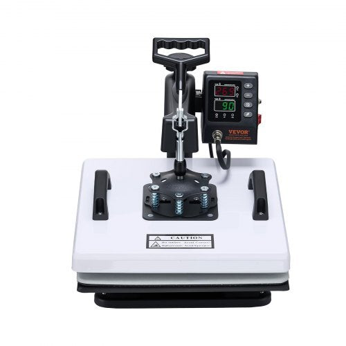 Heat Press Machine, 15 x 15 in, 8-in-1 Multifunction, 360? Swing Away, Heat Up Fast and Even, Digital Precise Control, Sublimation Press Machine for T-Shirts, Mugs, Tumblers, Caps, Plates