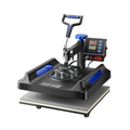 Heat Press Machine 8 in 1 Combo, Heat Press 15x15 in, Swing Away T Shirt Printing Machine Digital Control, Multifunction Transfer Machine Sublimation, for T-Shirt Hat Cap Mug Plate, Blue