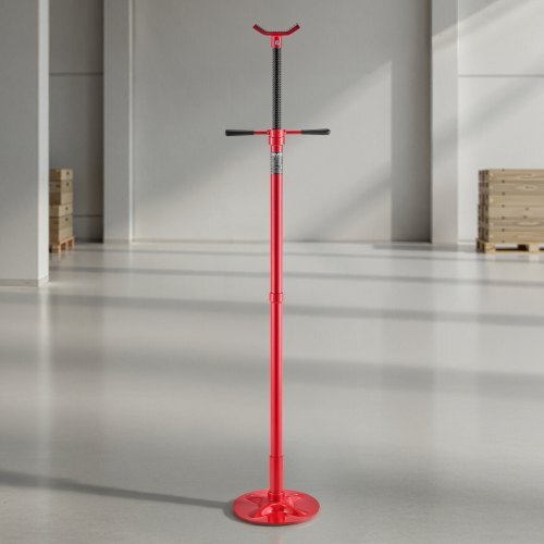 Underhoist Support Stand, 3/4 Ton (1653 lbs) Capacity Under Hoist Jack Stand, Lifting from 54.02" to 83.86", Bearing Mounted Spin Handle, Self-Locking Threaded Screw, Support Vehicle Components
