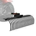 Tow Behind Landscape Rake, 60" Tow Dethatcher with 21 Steel Coil Tines, Lawn Dethatcher Rake Attaches to 48" or 60" Toolbars and 3-point Suspension Systems, for Leaves, Pine Needles, and Grass