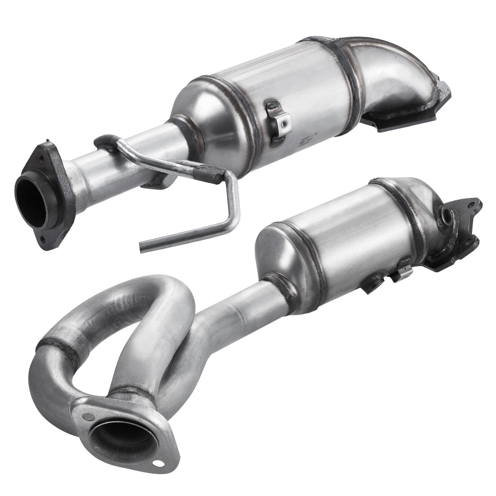 Catalytic Converter, 2 Pack, Compatible with 2012-2017 Jeep Wrangler 3.6L V6, Front, Replacement OE 641511, Stainless Steel Material High Flow Catalytic Converter, for Exhaust Gas Purification