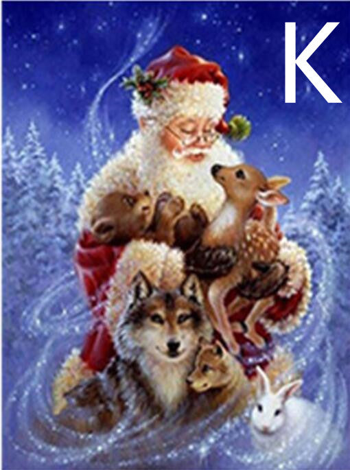 Christmas DIY Santa Mosaic Square Round Diamond Painting