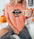 Bat Shirt Halloween Shirt Crazy Bat Lady Bats Tee Stay Spooky Tshirt Spooky Season Tshirt Fall Shirt Oversized Tee Comfort Colors