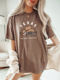 Texas Shirt Home State Tshirt University Tee Lone Star Shirt Patriotic Shirt Comfort Colors Women's Tshirts Oversized Shirt