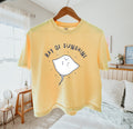 Stingray Manta Ray Cropped Boxy T Shirt Funny Pun Stingray Tshirt Gift Gifts T-shirt Ocean Shirt Comfort Colors Summer Sea Oversized Tee